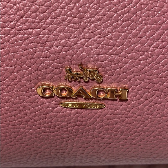 Coach purse bag NEW Pebbled leather EDIE turn-lock - Picture 5 of 12